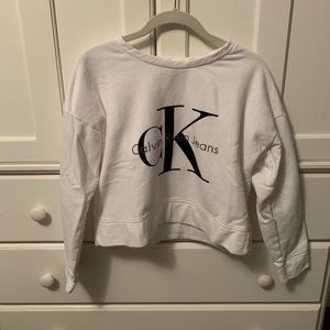 Calvin Klein White Super Cute Sweater